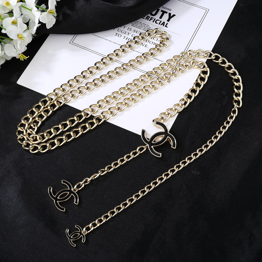 gold brass Waist Chain for women - alternate angle view 8