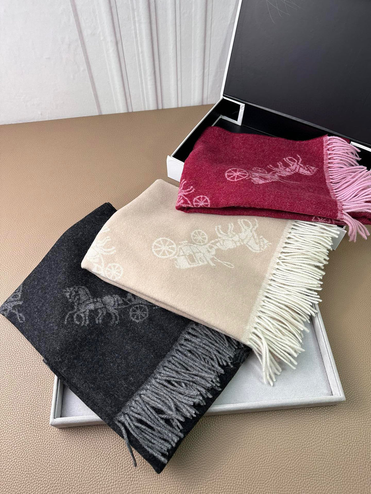 two color velvet Shawl for women - alternate angle view 8