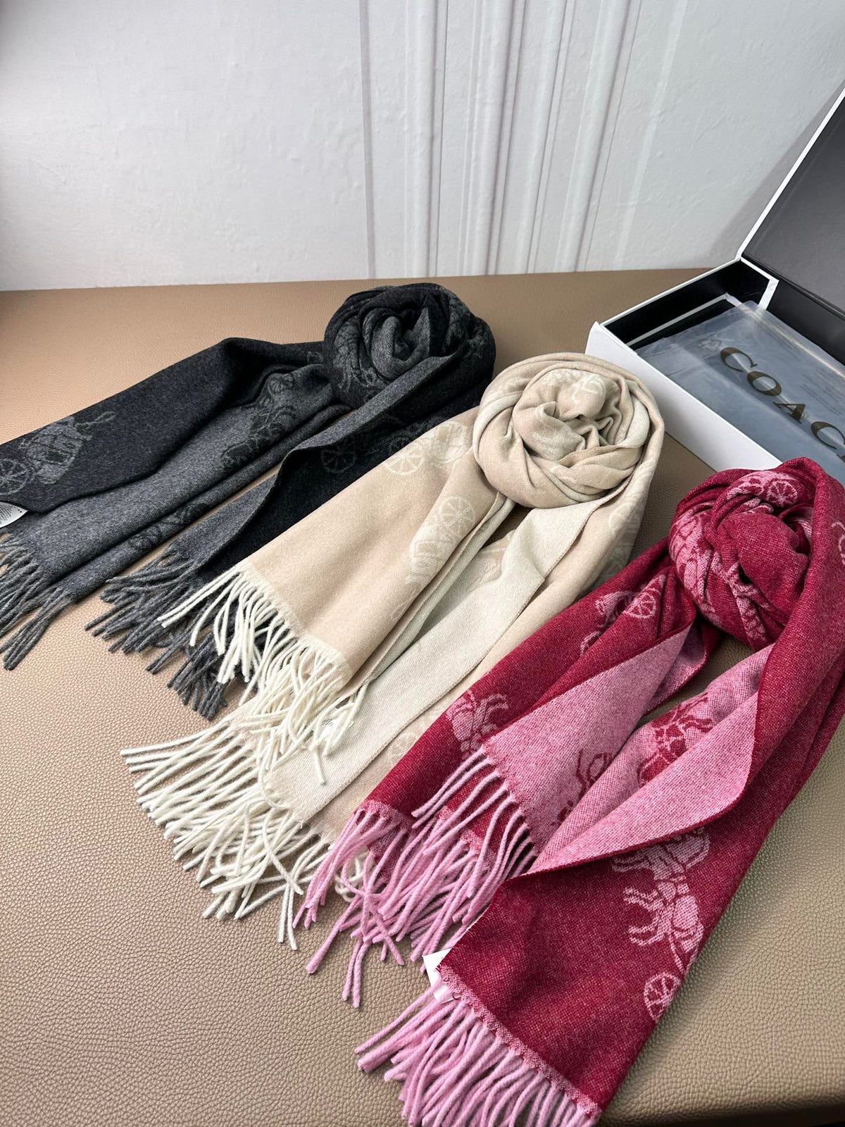 two color velvet Shawl for women - alternate angle view 9