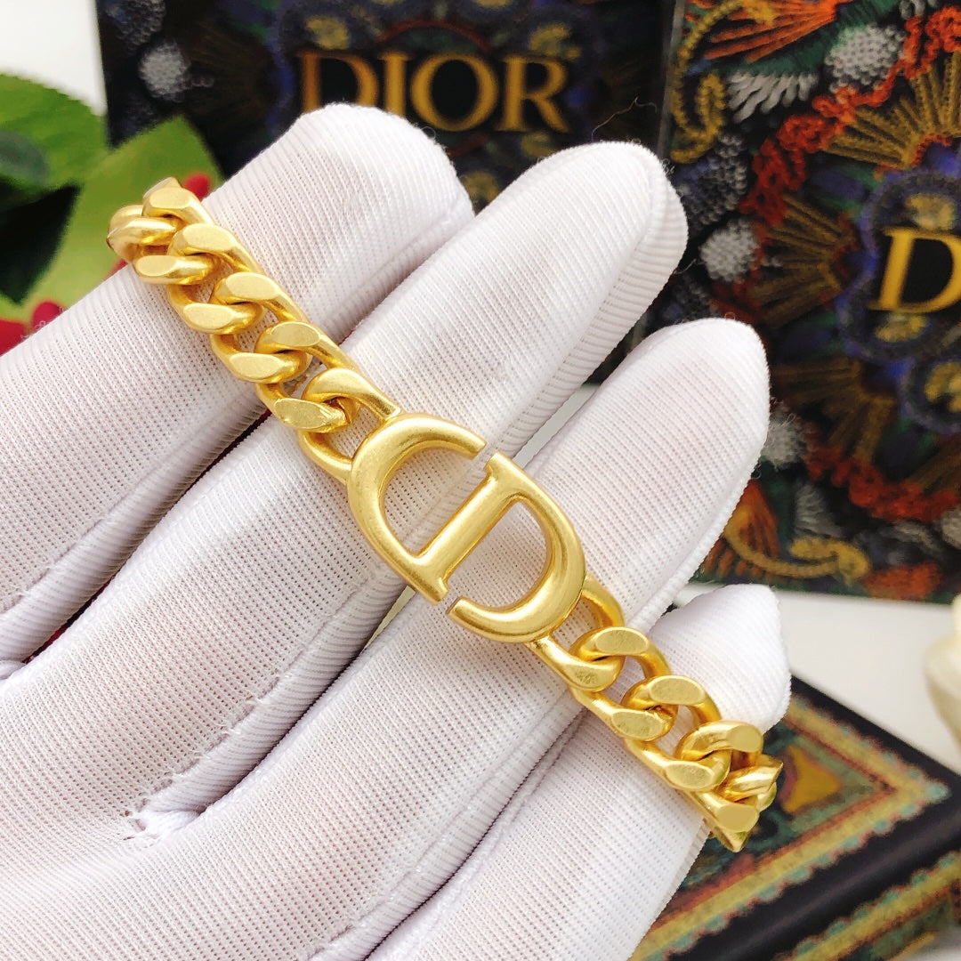 yellow brass Bracelet for women - alternate angle view 5