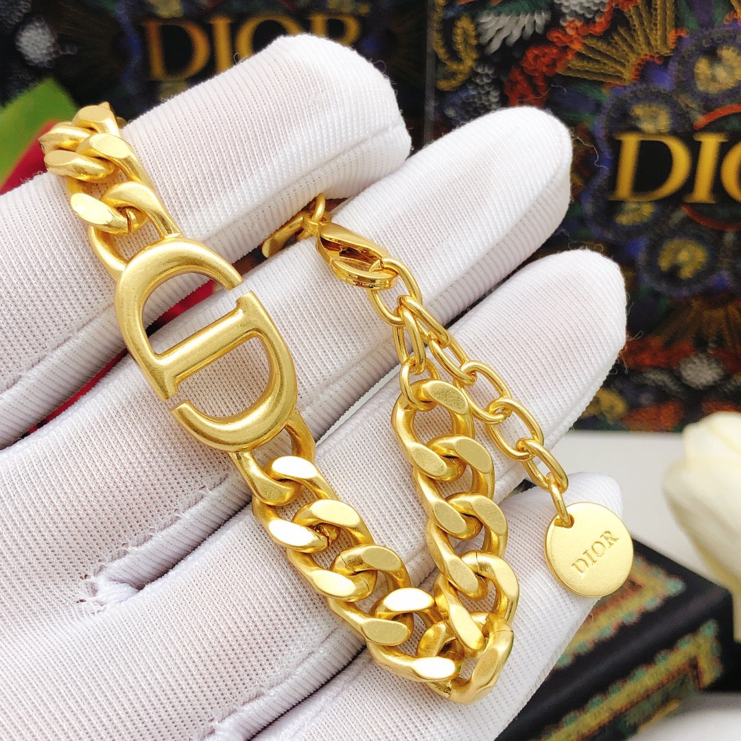 yellow brass Bracelet for women - alternate angle view 6