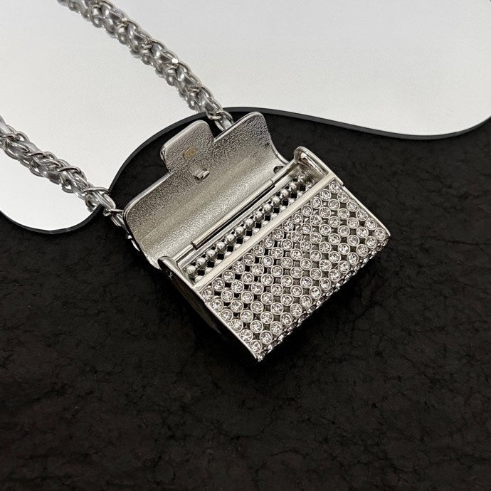 white gold brass inlaid Waist Bag for women - alternate angle view 7