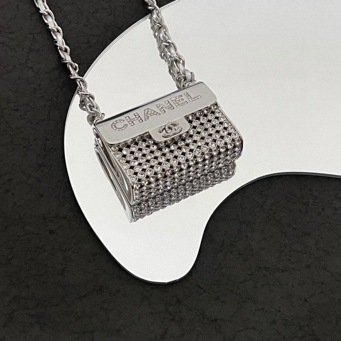 white gold brass inlaid Waist Bag for women - alternate angle view 5