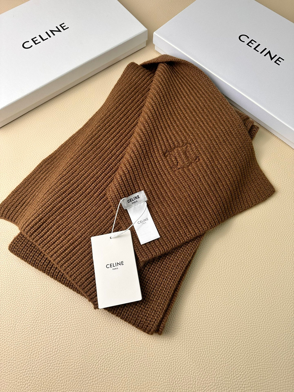 linen luxury Scarf for men - alternate angle view 4