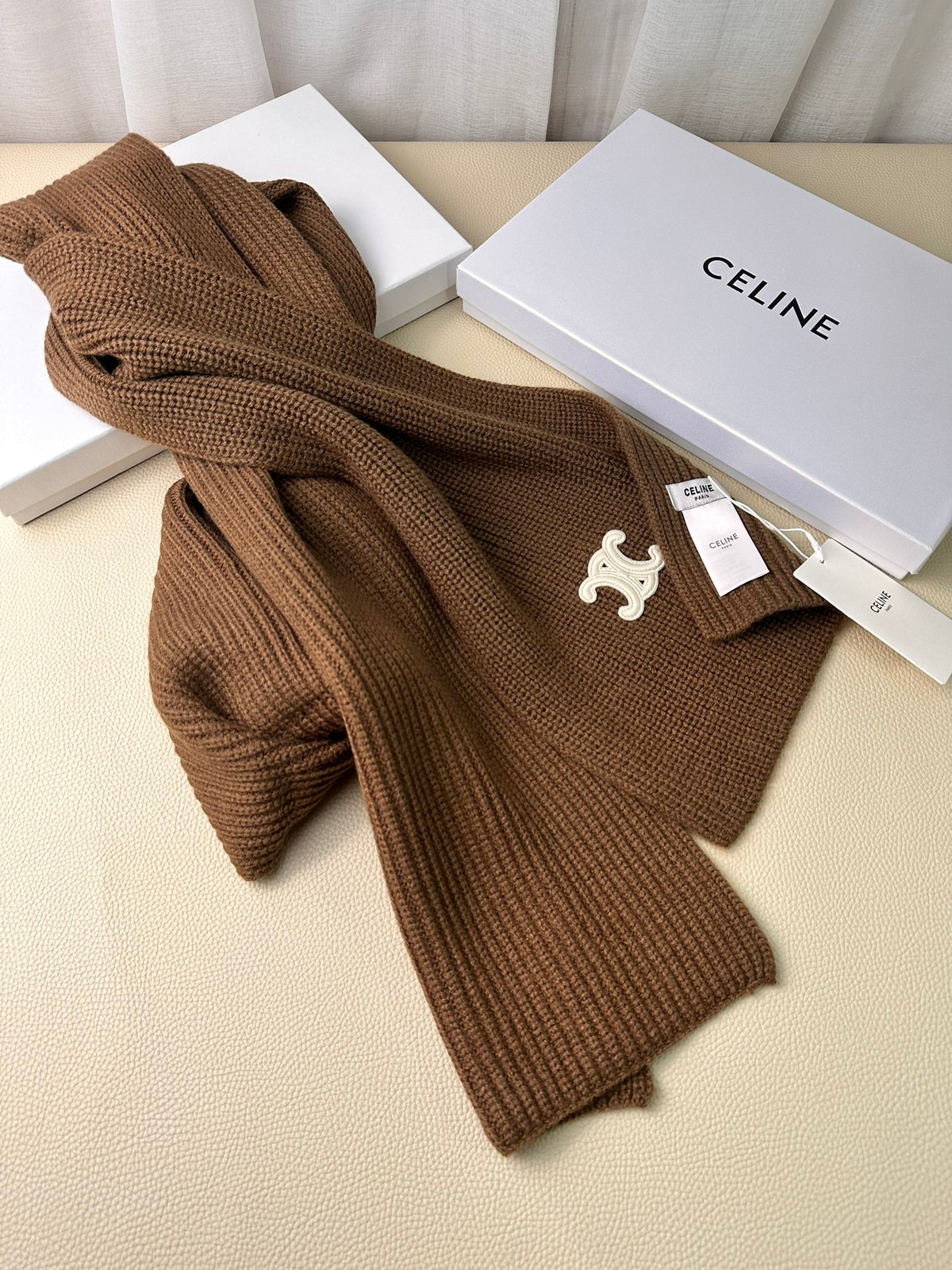 linen luxury Scarf for men - alternate angle view 8