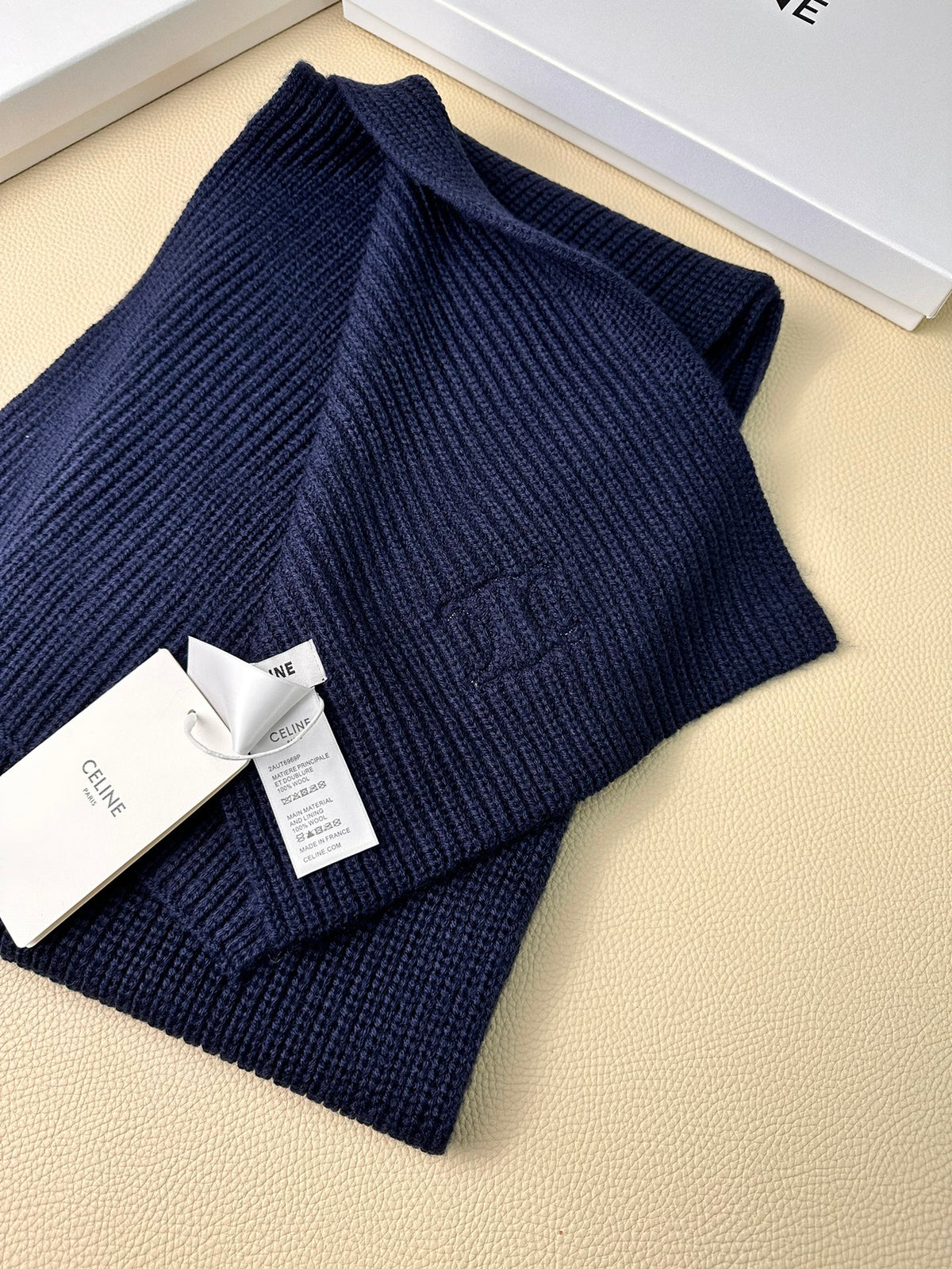 linen luxury Scarf for men - alternate angle view 4