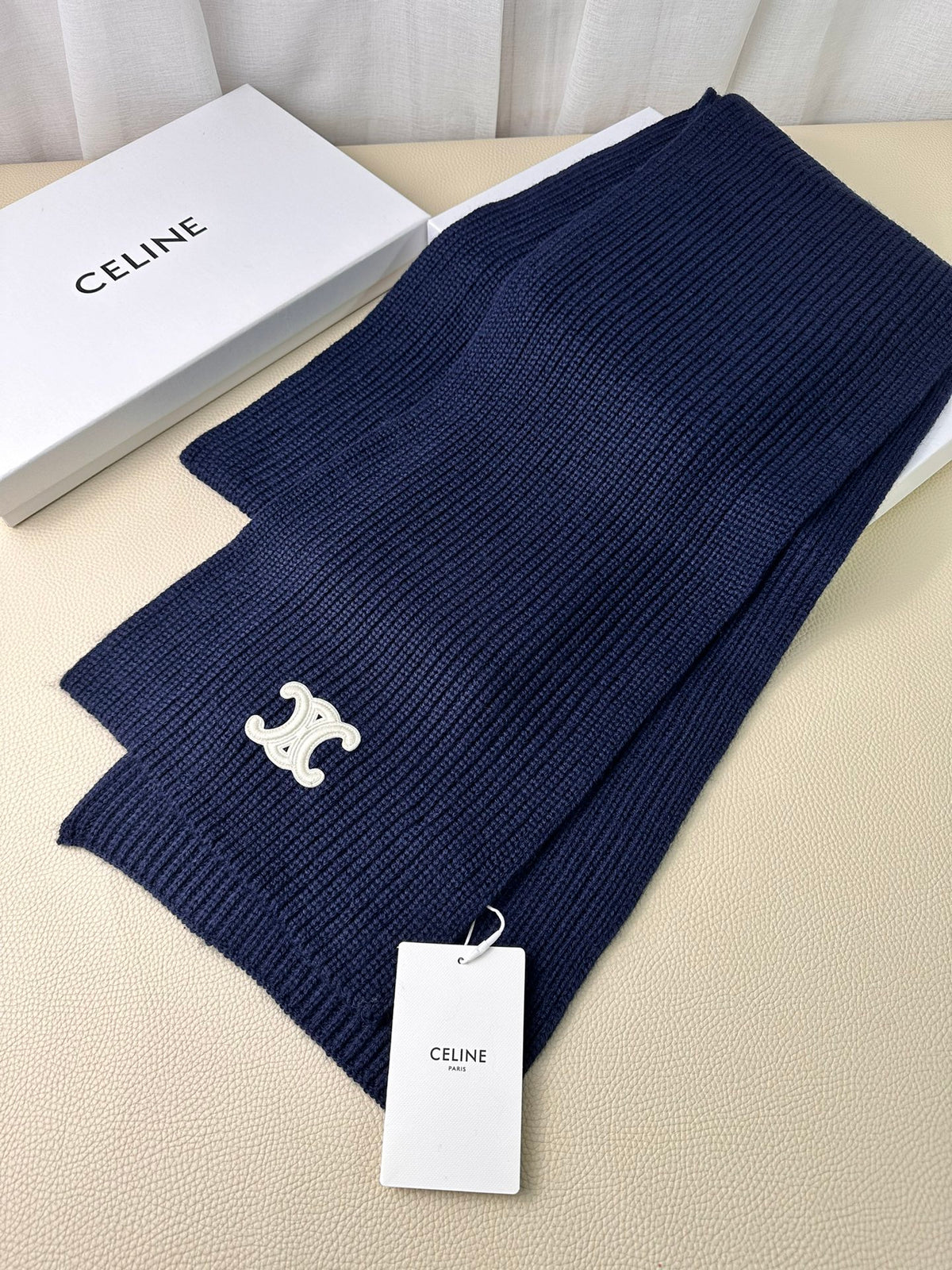 linen luxury Scarf for men - alternate angle view 5