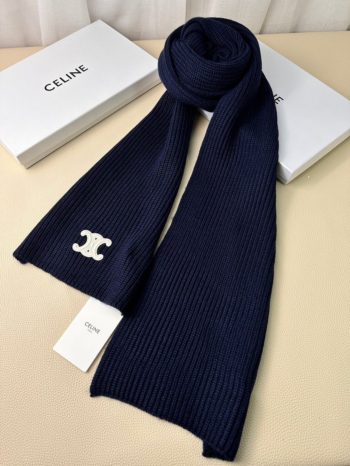 linen luxury Scarf for men - alternate angle view 6