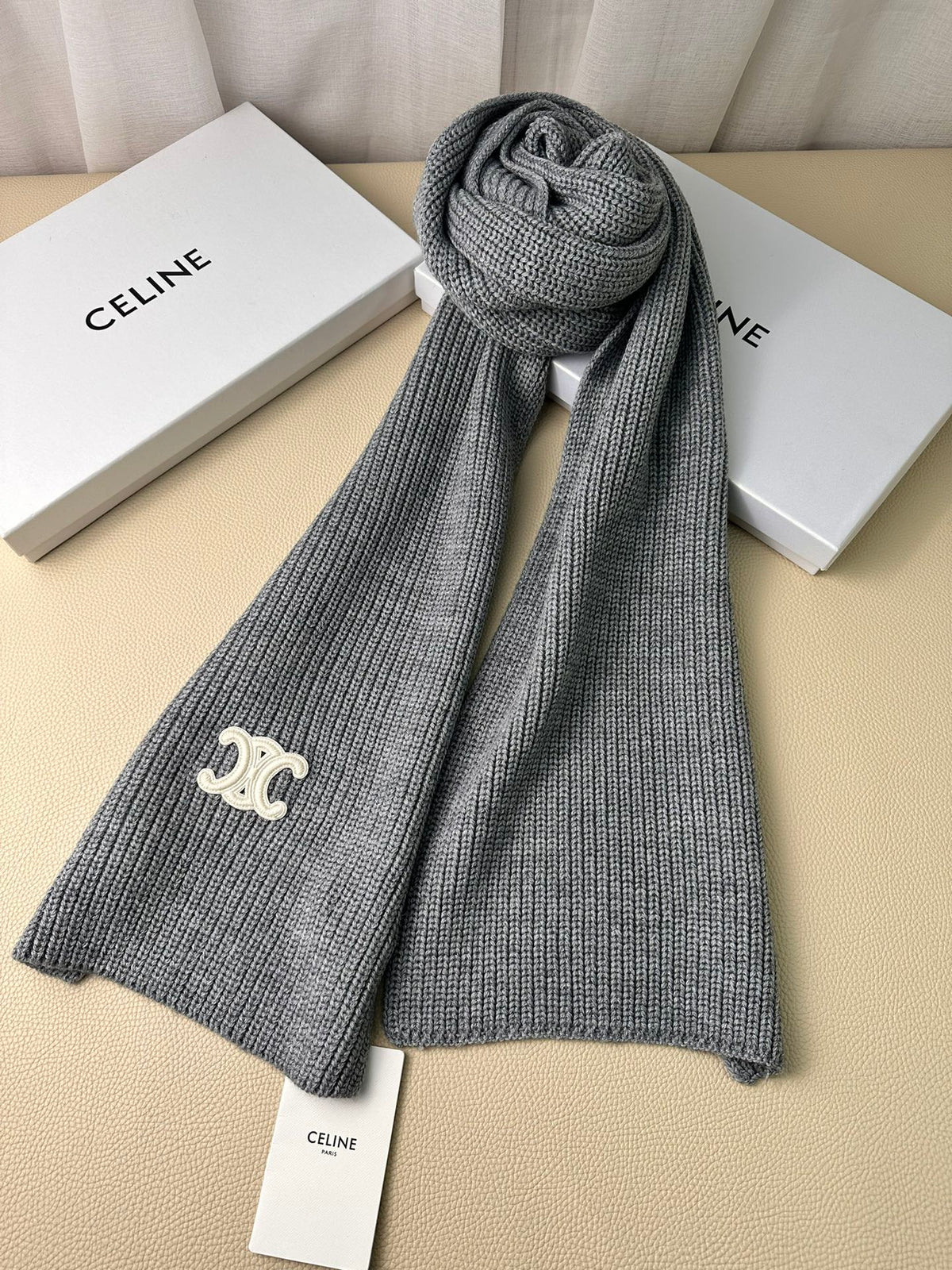 linen luxury Scarf for men - alternate angle view 8