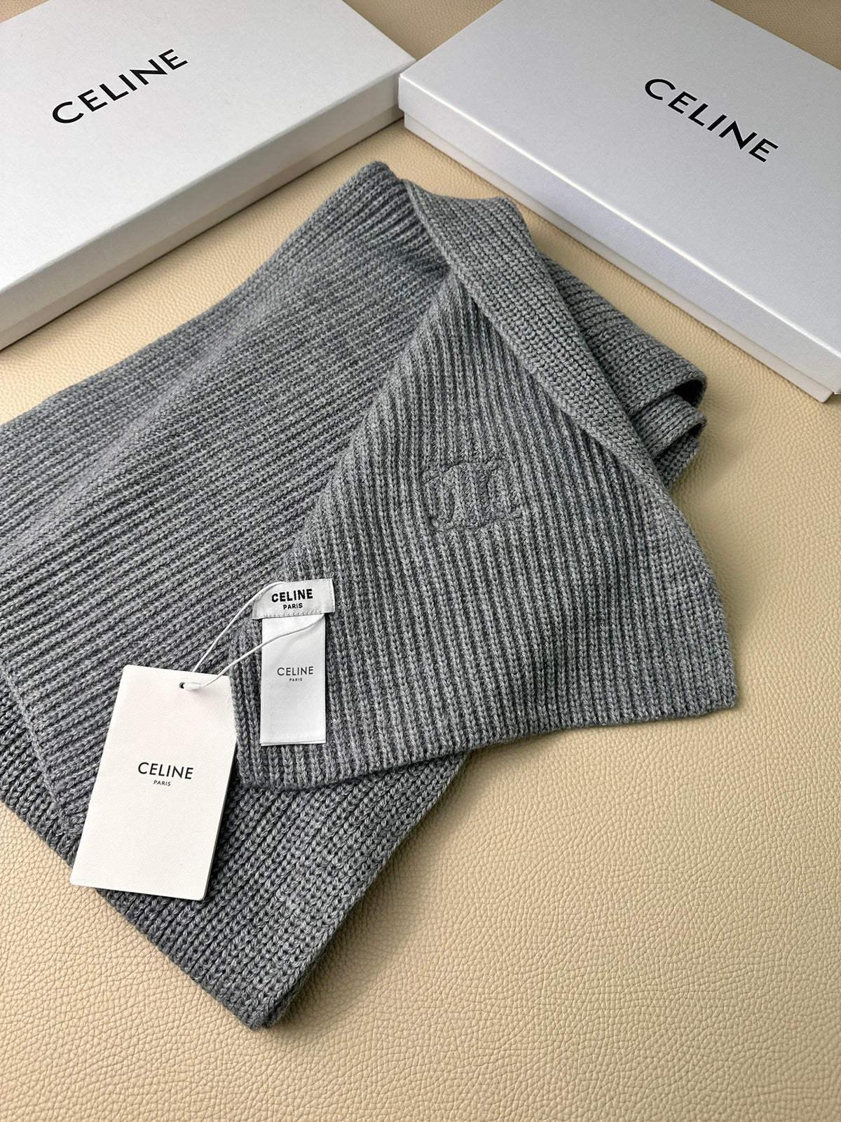 linen luxury Scarf for men - alternate angle view 4