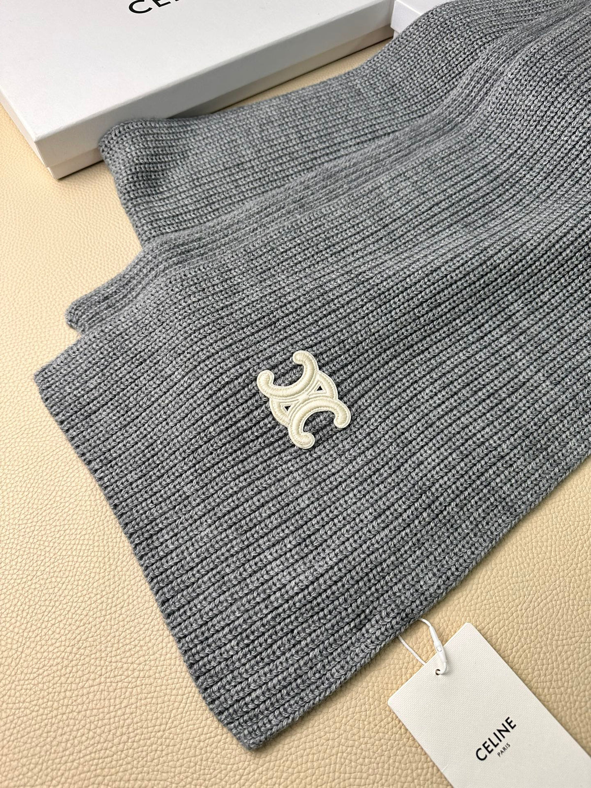 linen luxury Scarf for men - alternate angle view 7