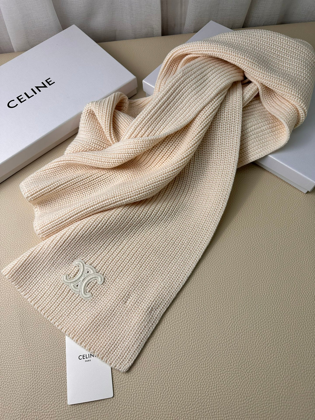 linen luxury Scarf for men - alternate angle view 8