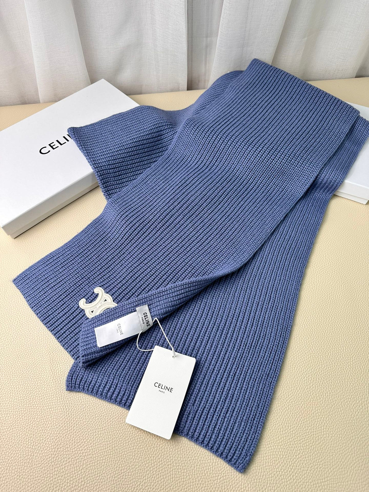 linen luxury Scarf for men - alternate angle view 5