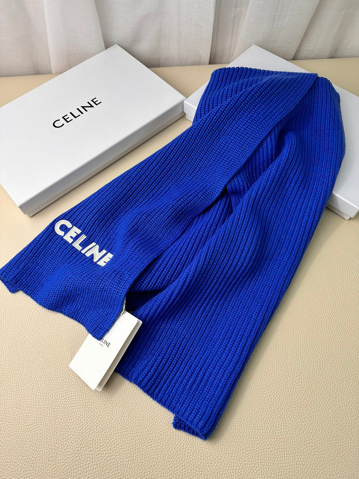 linen luxury Scarf for men - alternate angle view 7