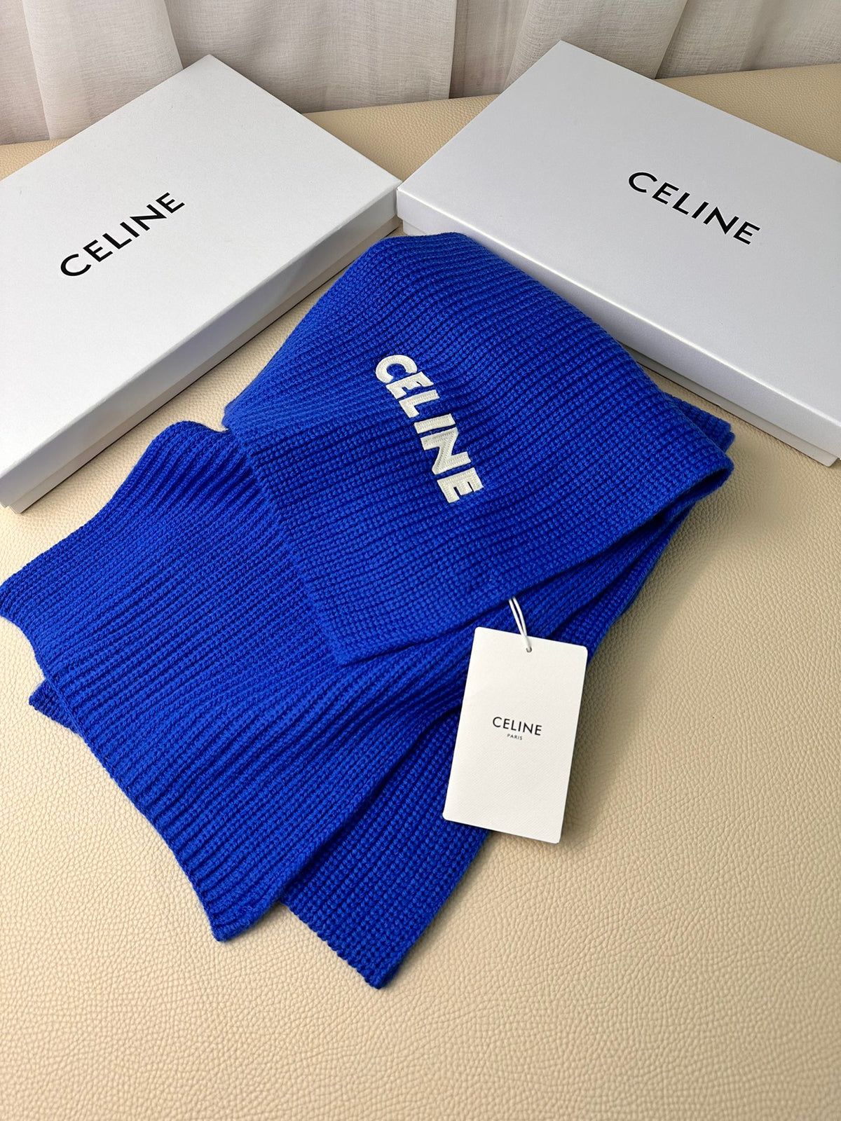 linen luxury Scarf for men - alternate angle view 3