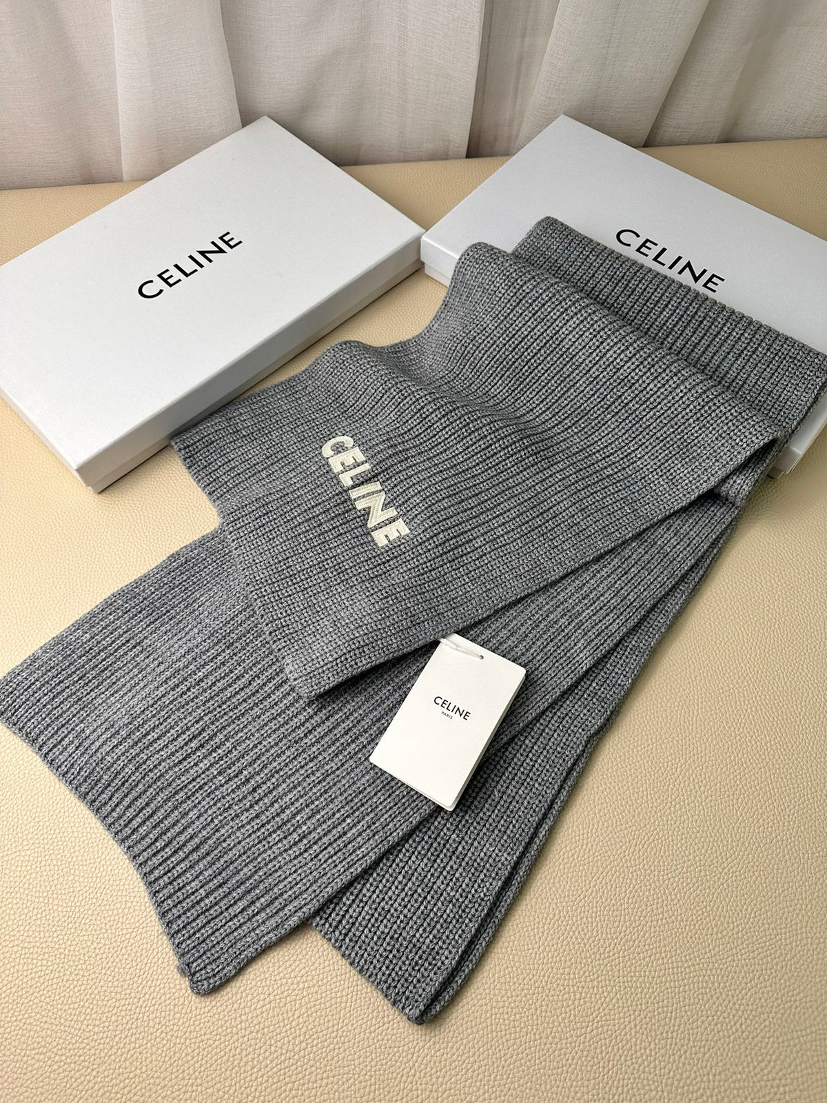 linen luxury Scarf for men - alternate angle view 5