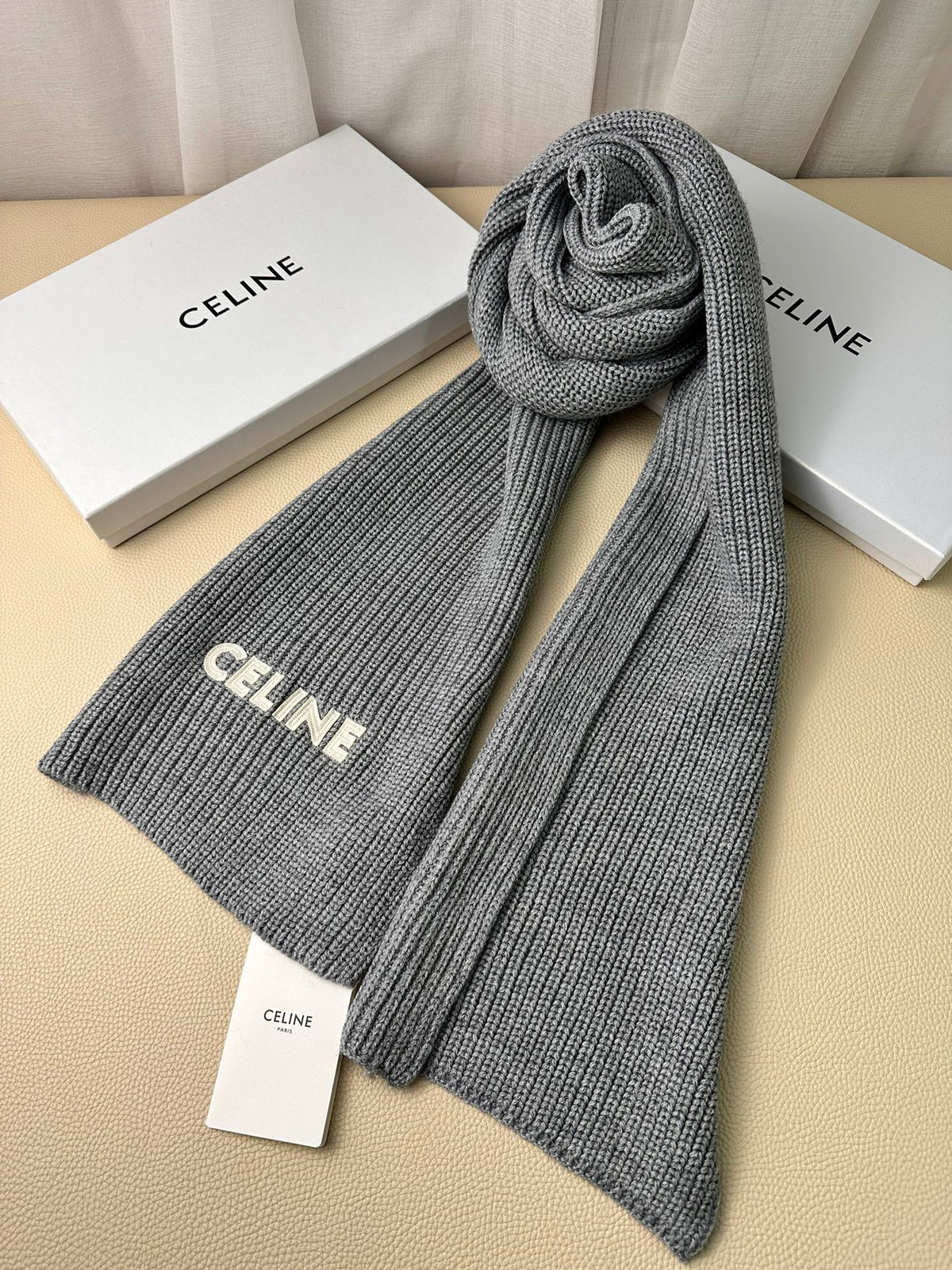 linen luxury Scarf for men - alternate angle view 9