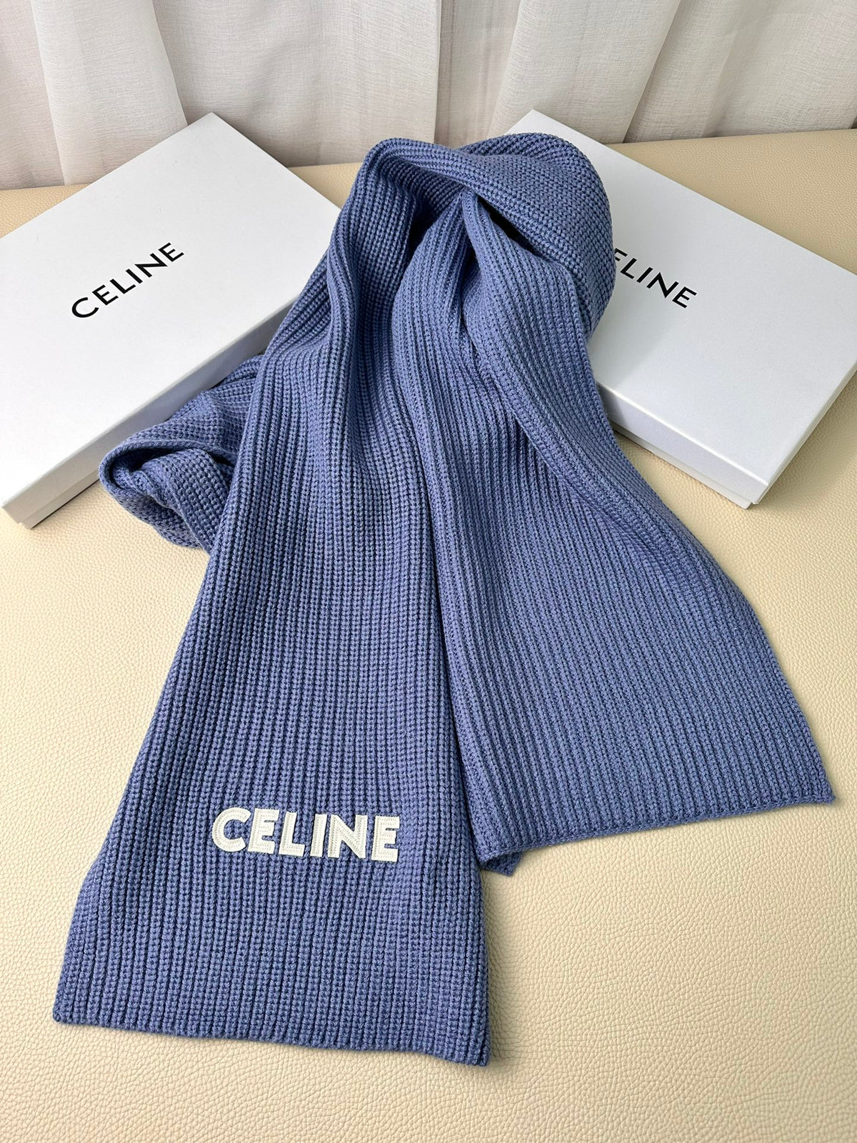 linen luxury Scarf for men - alternate angle view 9