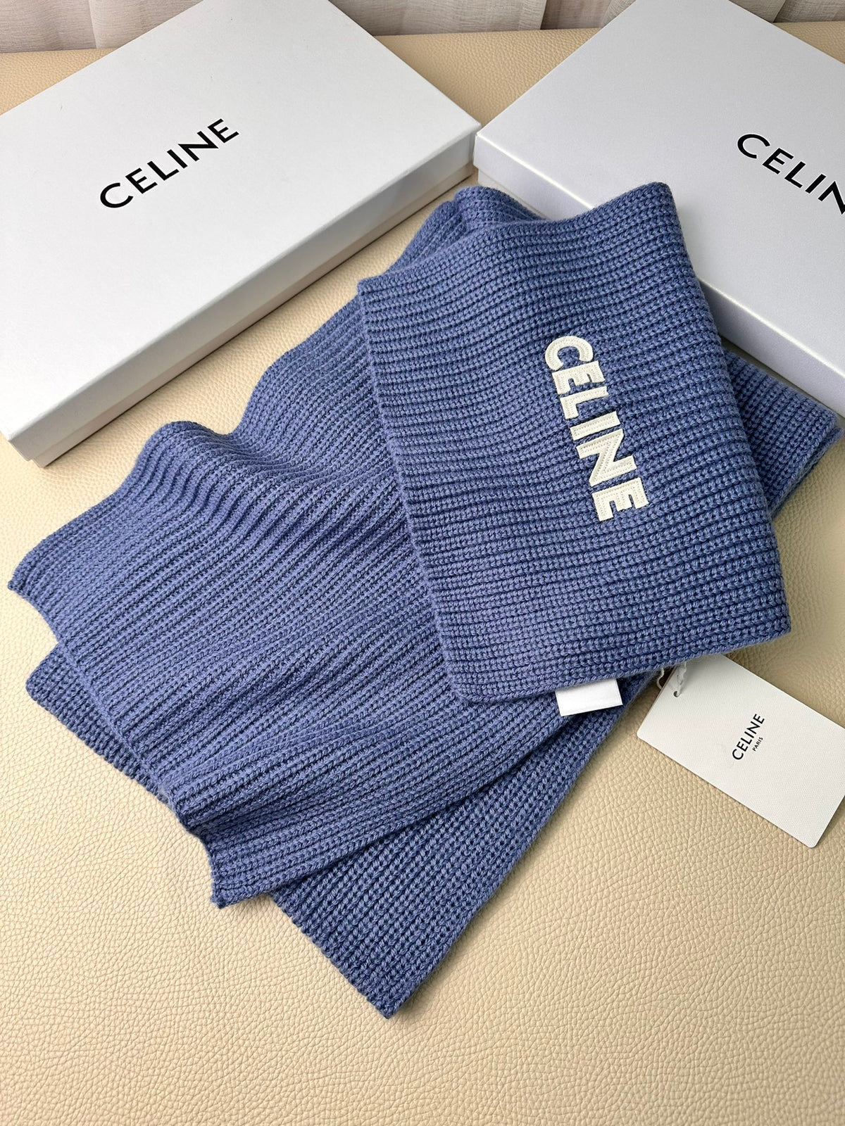 linen luxury Scarf for men - alternate angle view 3