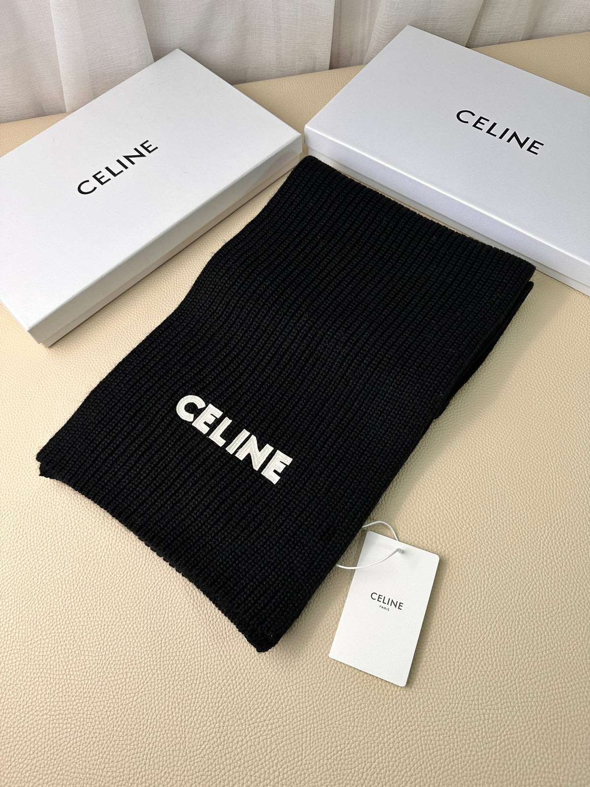 linen luxury Scarf for men - alternate angle view 2