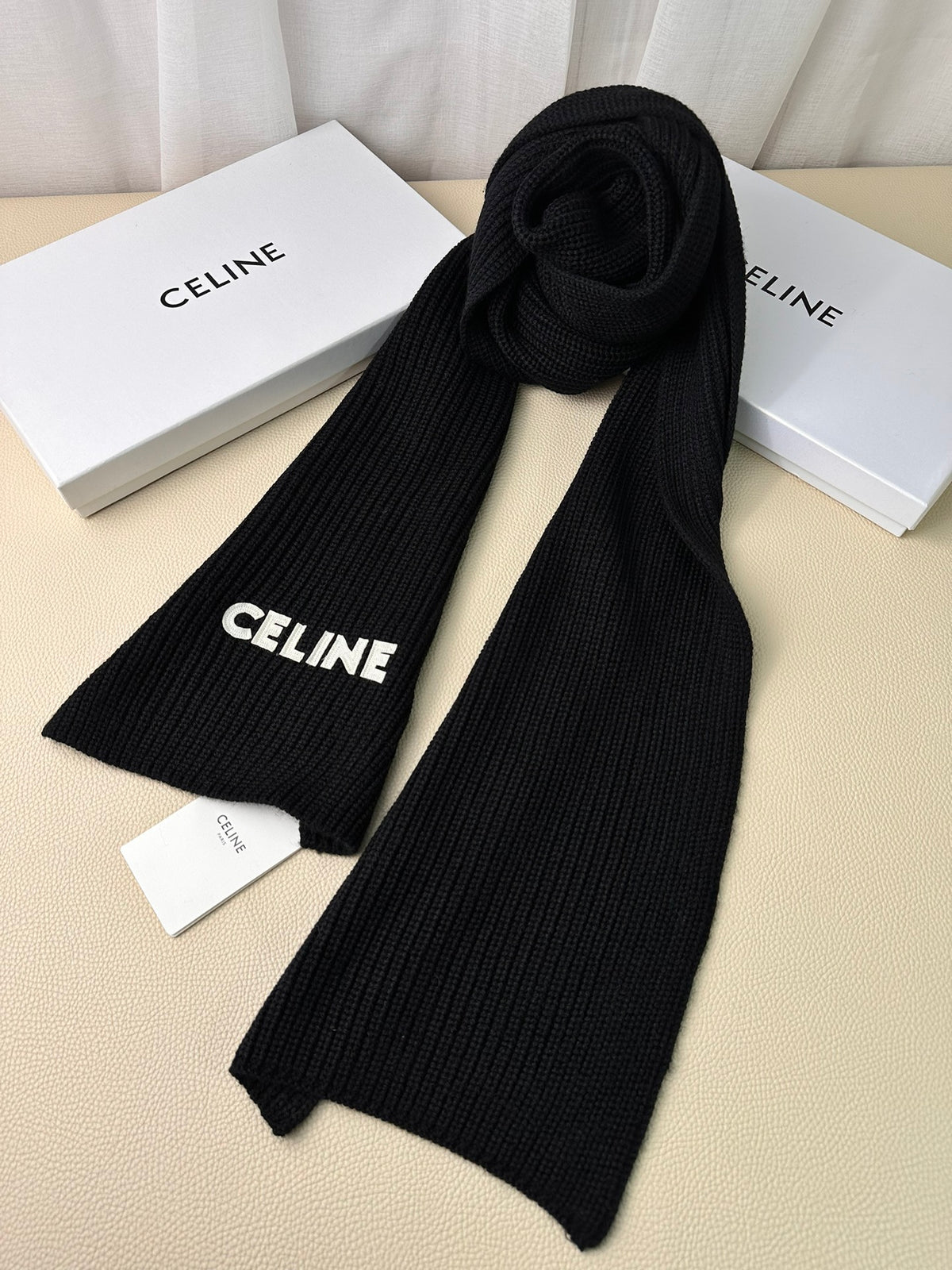linen luxury Scarf for men - alternate angle view 7