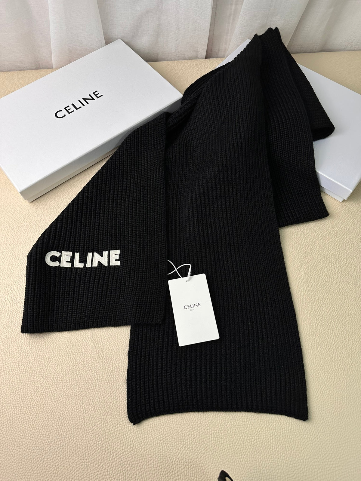 linen luxury Scarf for men - alternate angle view 6
