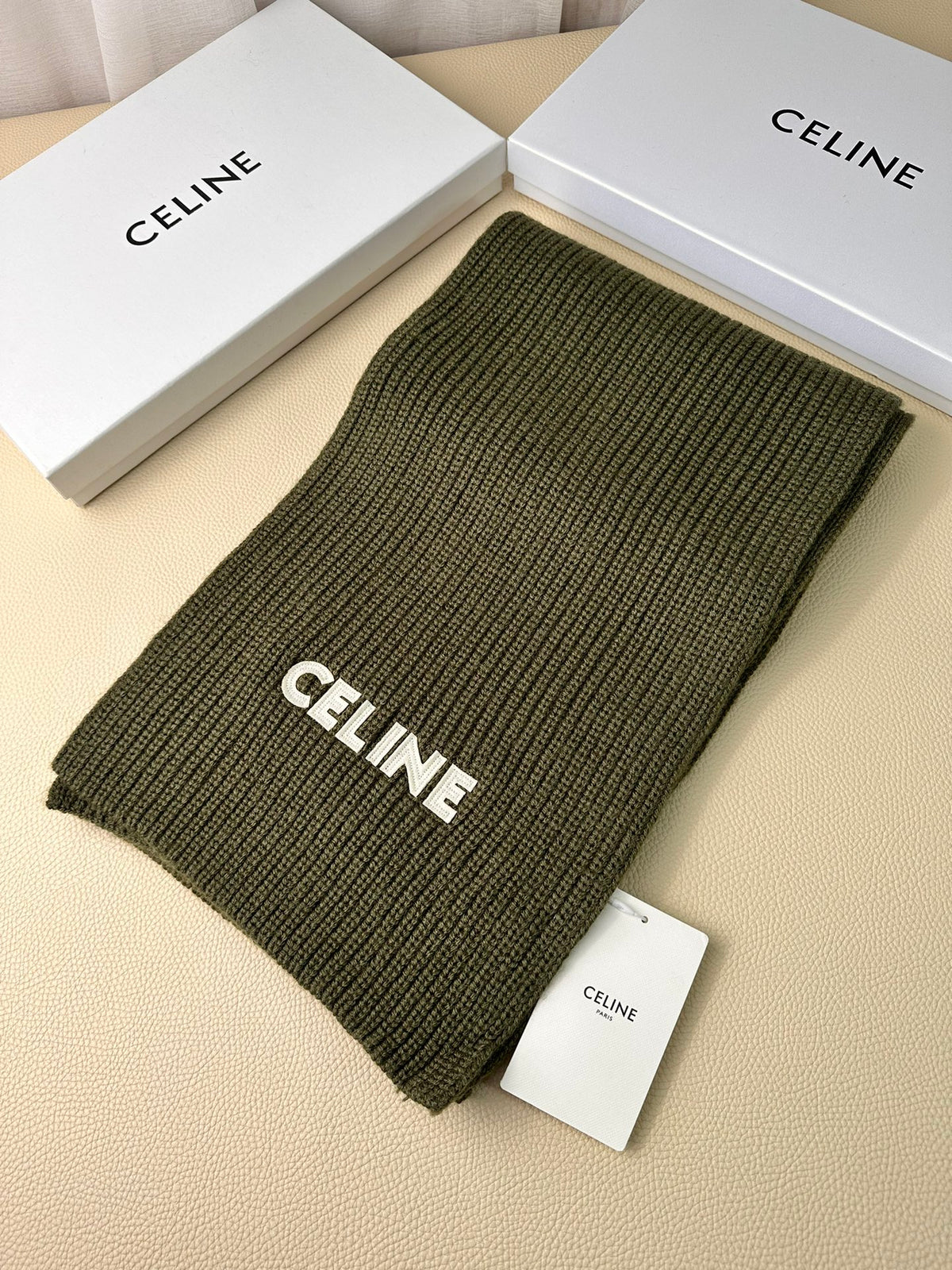 linen luxury Scarf for men - alternate angle view 4