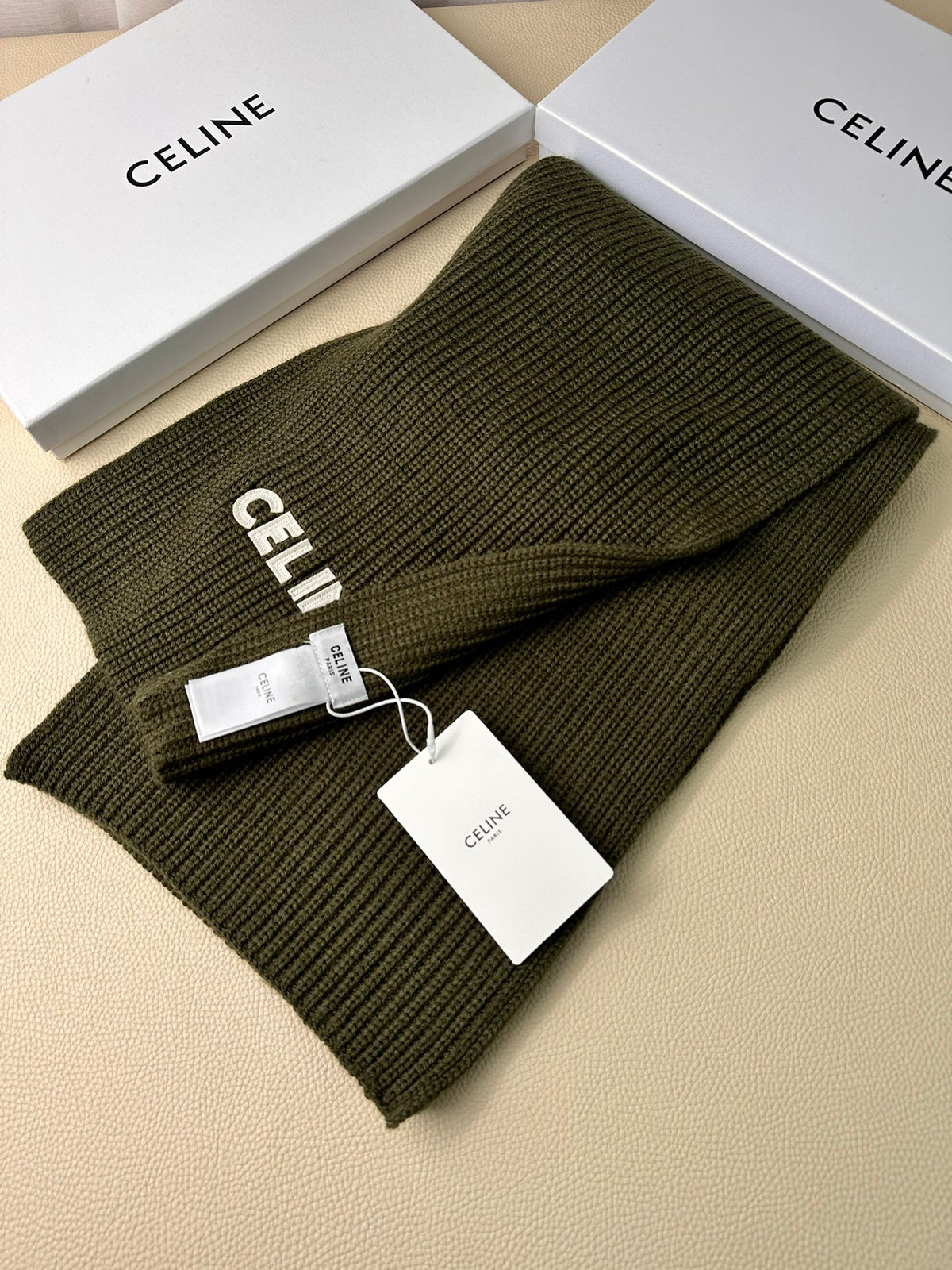 linen luxury Scarf for men - alternate angle view 5