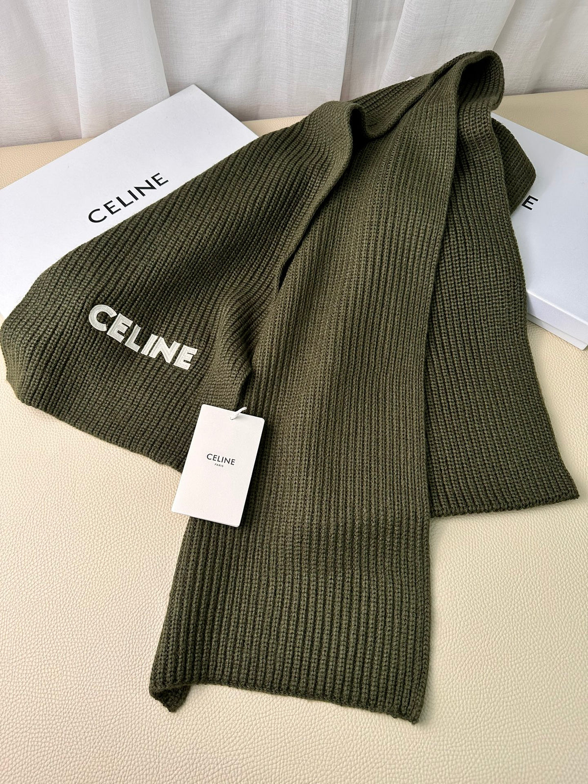 linen luxury Scarf for men - alternate angle view 8