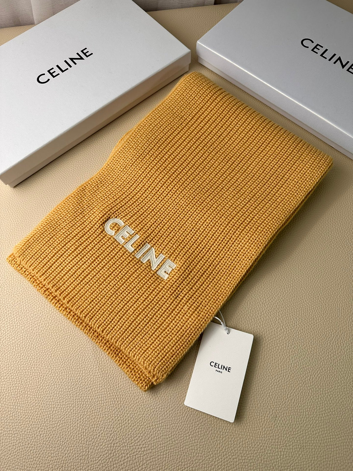 linen luxury Scarf for men - alternate angle view 2