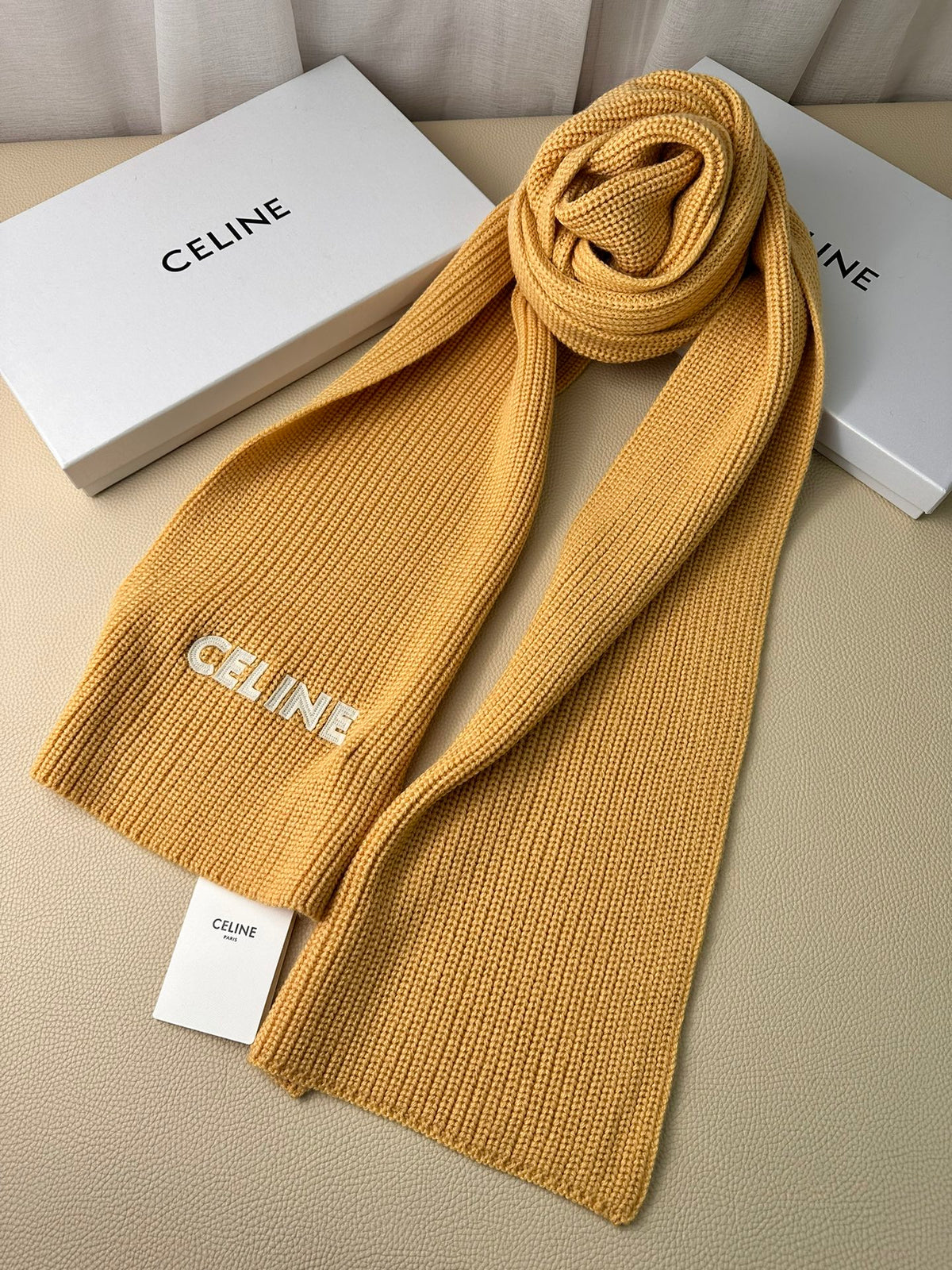 linen luxury Scarf for men - alternate angle view 9
