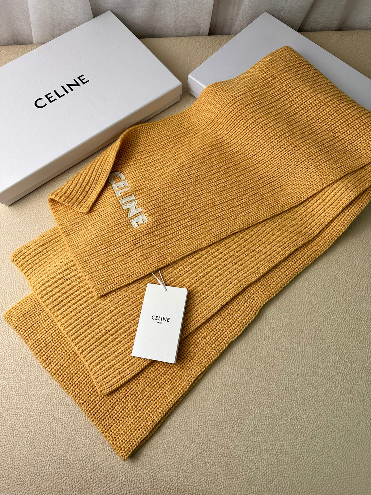 linen luxury Scarf for men - alternate angle view 5