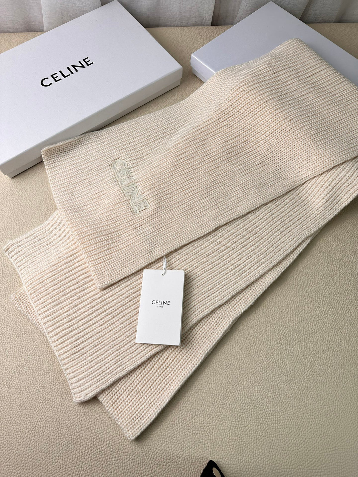 linen luxury Scarf for men - alternate angle view 5