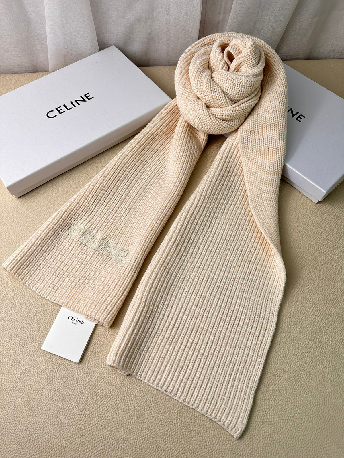 linen luxury Scarf for men - alternate angle view 8