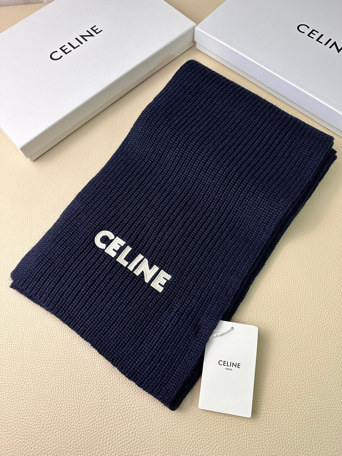 linen luxury Scarf for men - alternate angle view 2