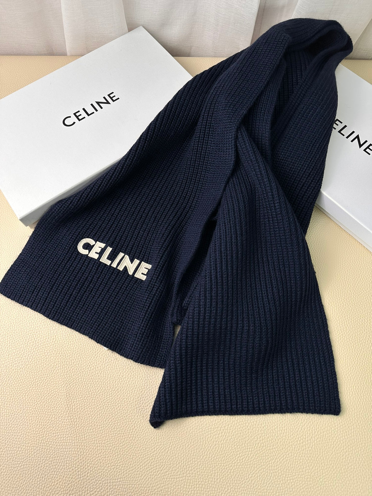 linen luxury Scarf for men - alternate angle view 5