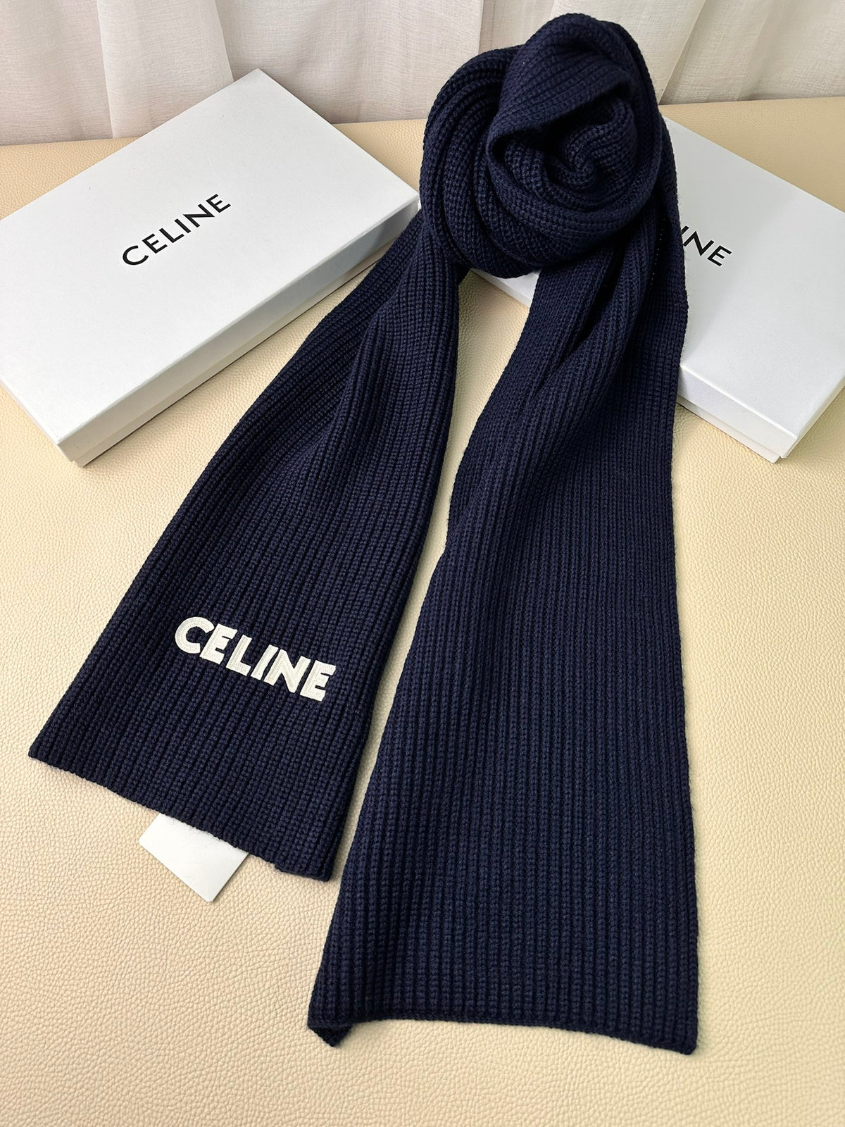 linen luxury Scarf for men - alternate angle view 6