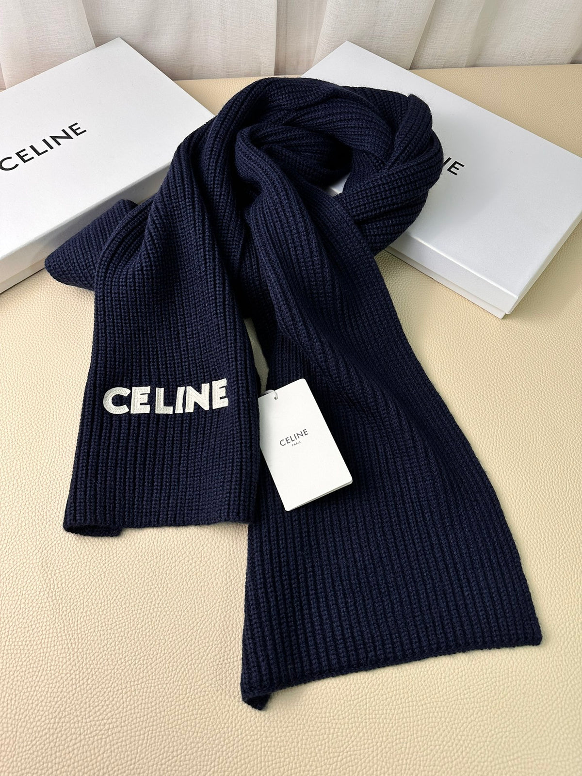 linen luxury Scarf for men - alternate angle view 8