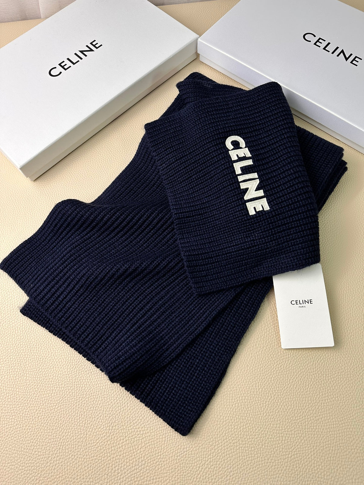 linen luxury Scarf for men - alternate angle view 3