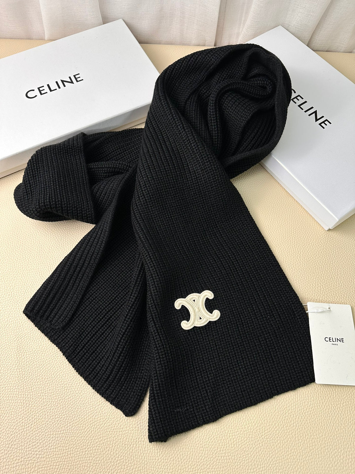 linen luxury Scarf for men - alternate angle view 9