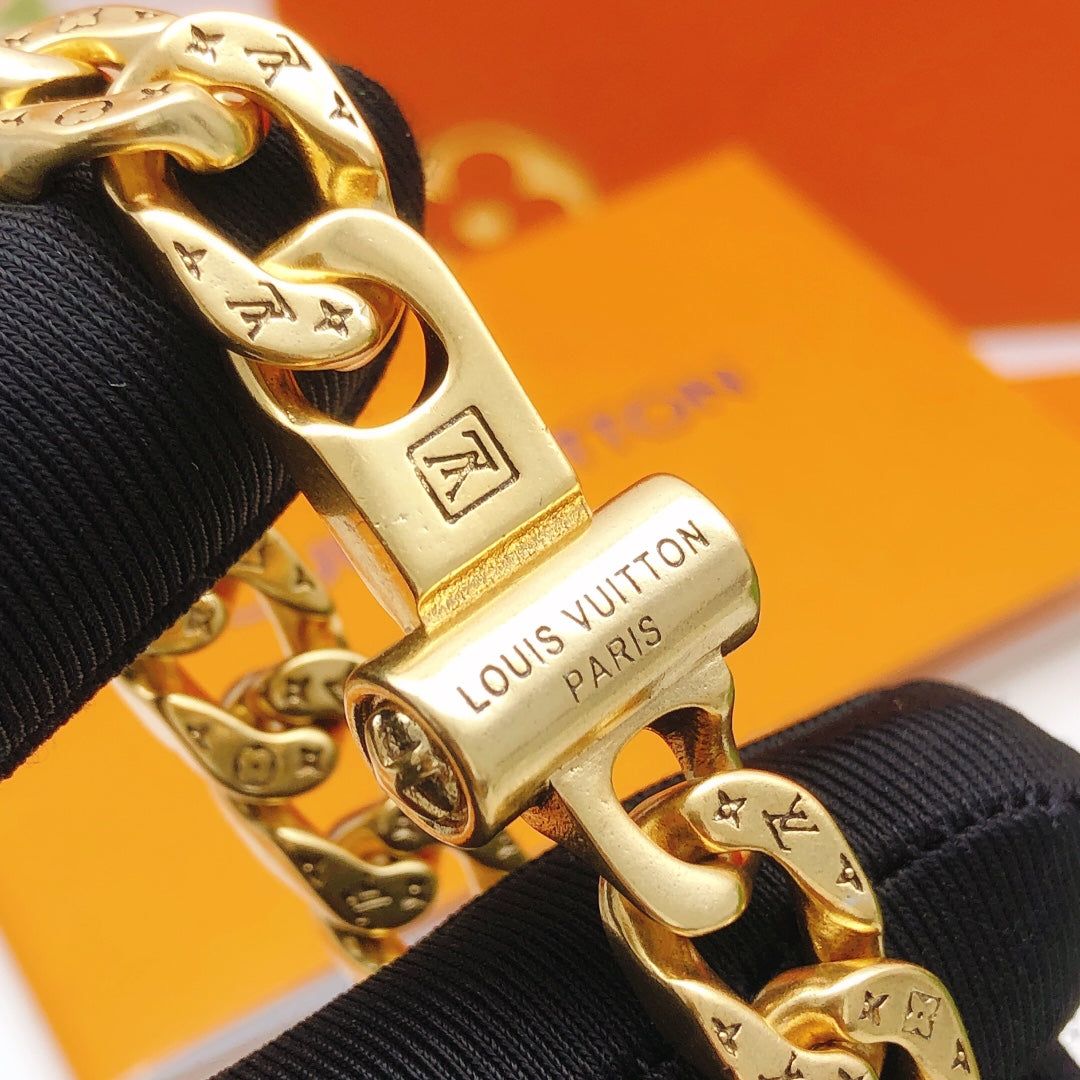 yellow brass Bracelet for women - alternate angle view 5