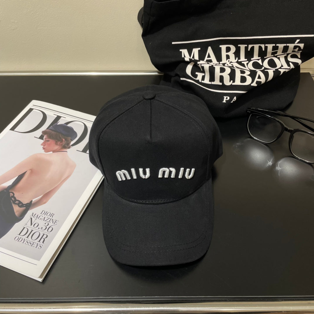 denim luxury Baseball Cap for women - alternate angle view 2