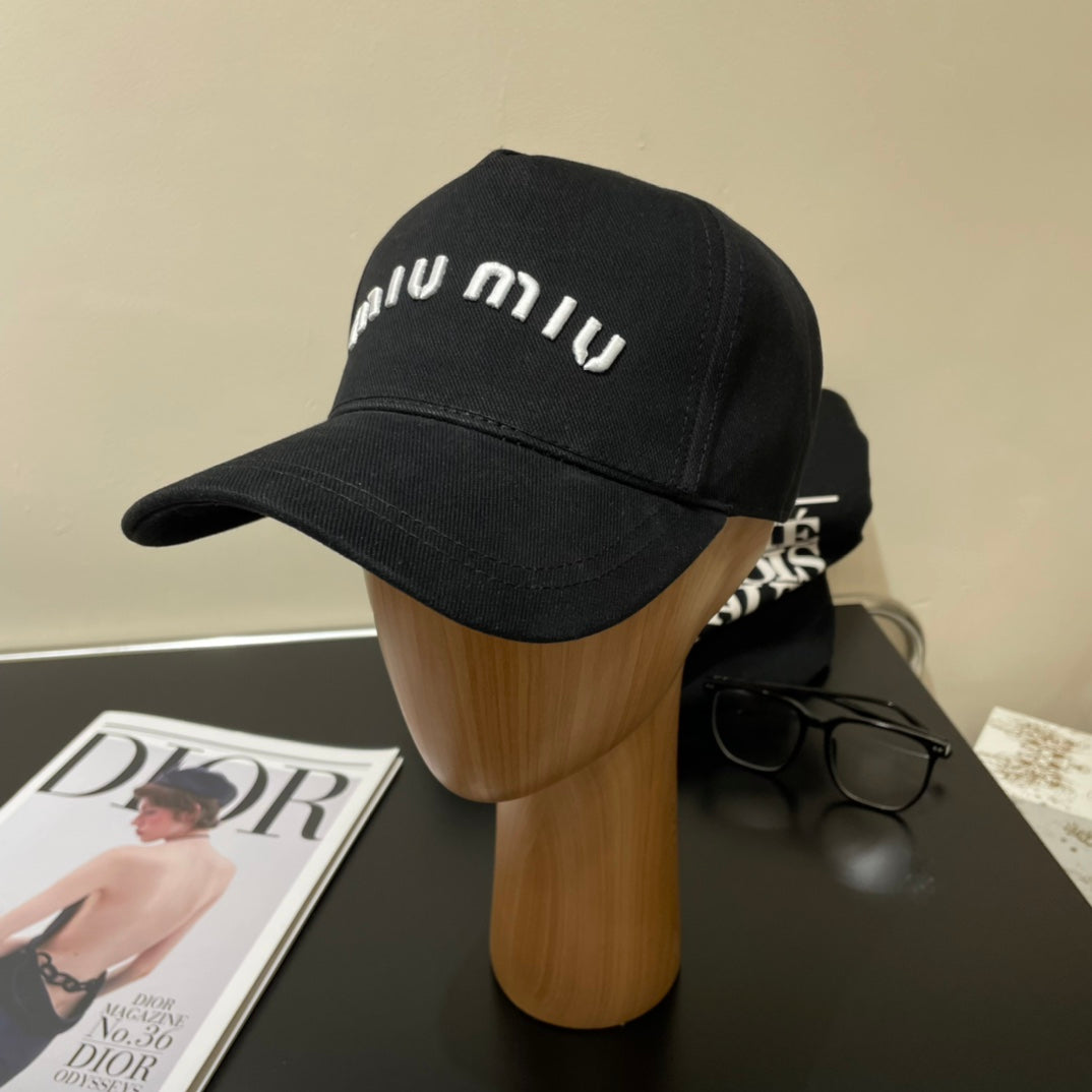 denim luxury Baseball Cap for women - product detail view