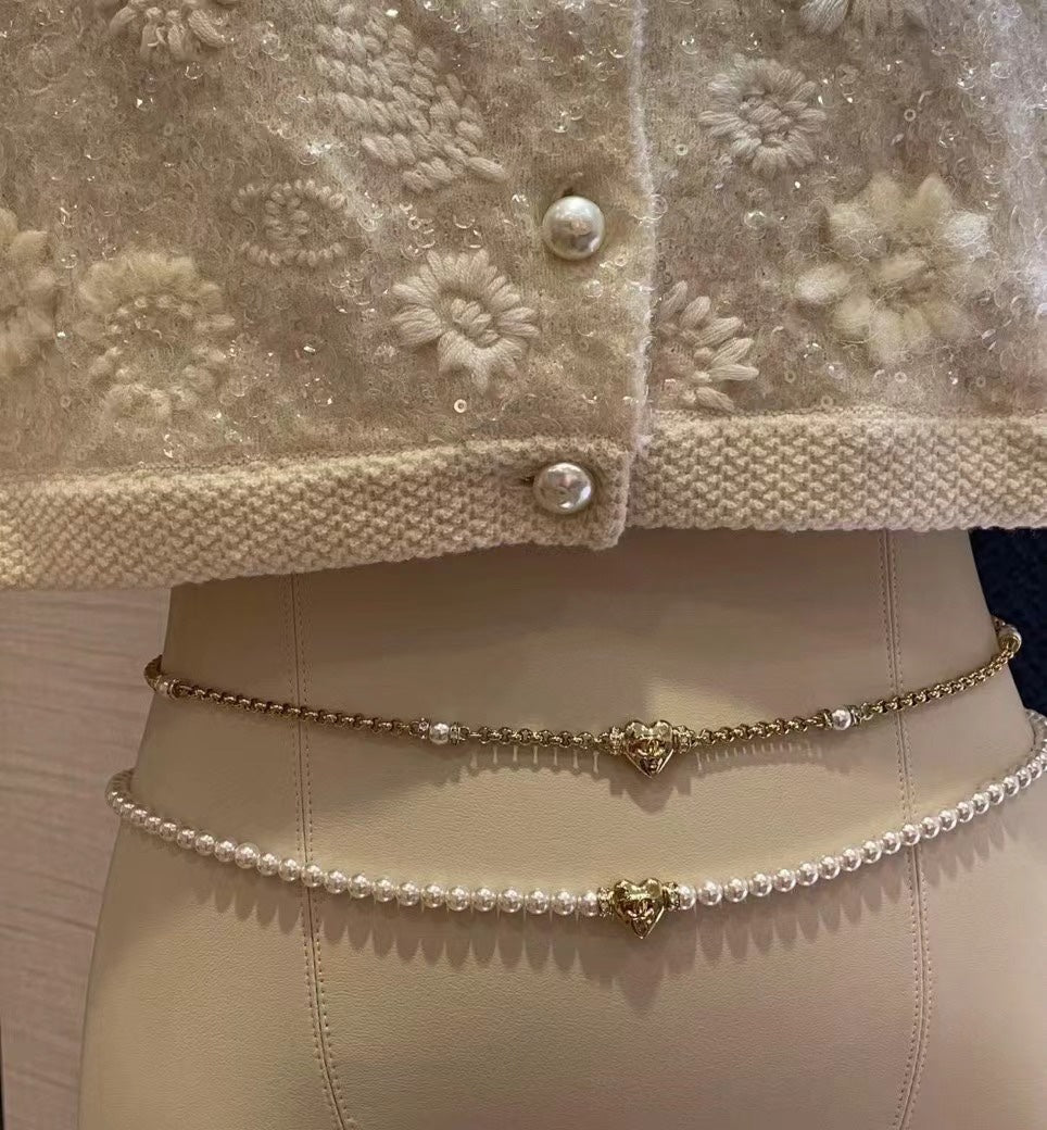 heart Waist Chain for women - alternate angle view 2