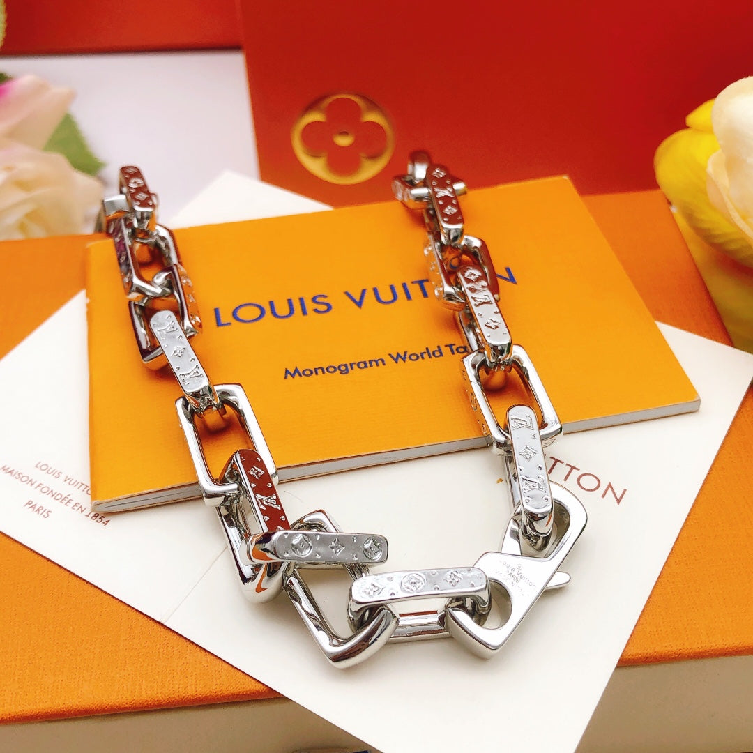 silver brass Necklace for women - alternate angle view 6