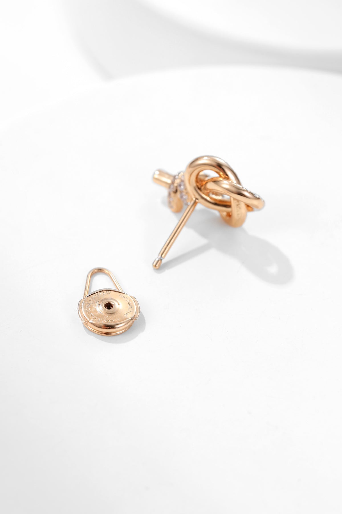 crystal key Drop Earrings for women - alternate angle view 7