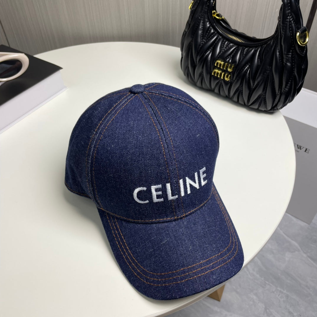 denim minimalist Baseball Cap for women - alternate angle view 5