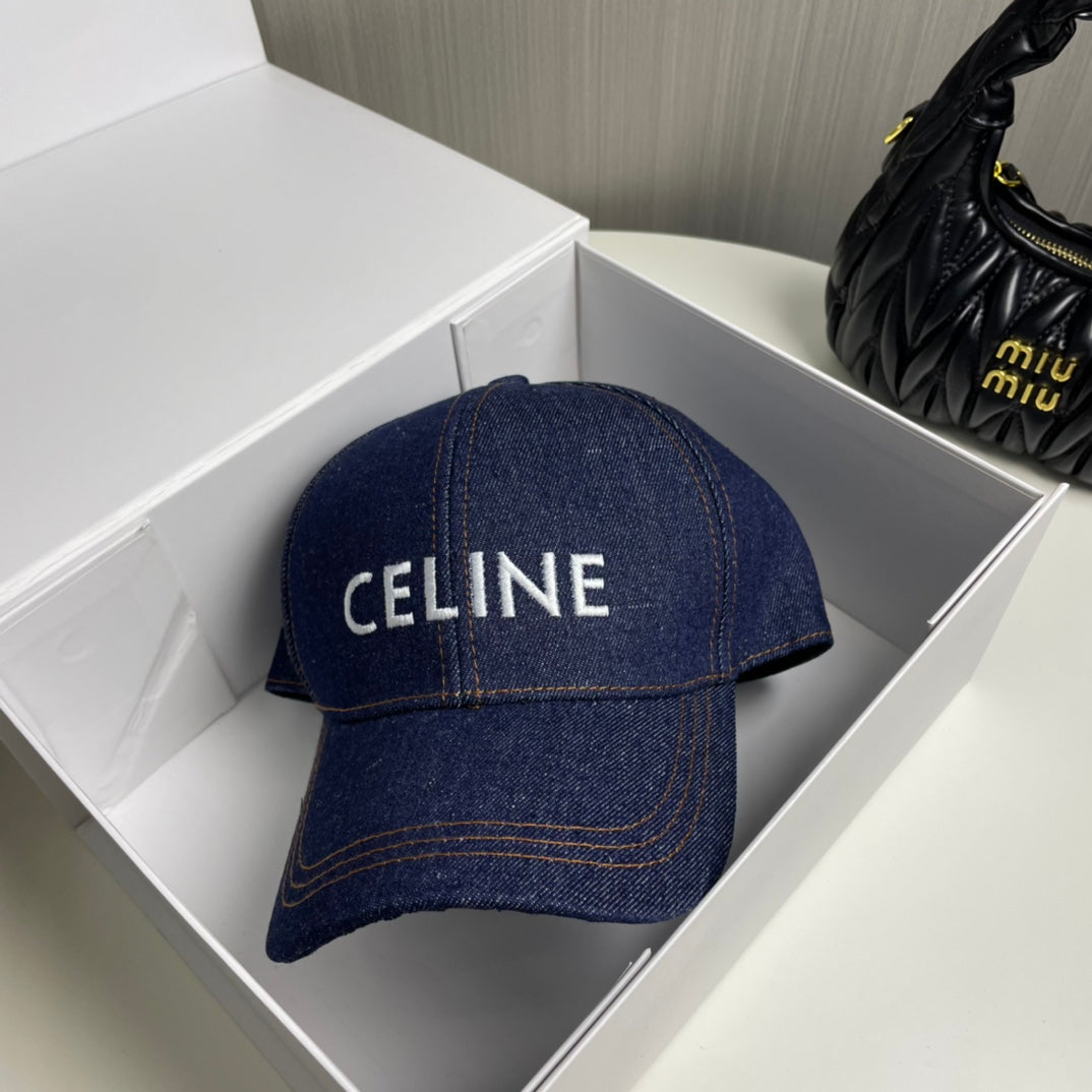 denim minimalist Baseball Cap for women - alternate angle view 8