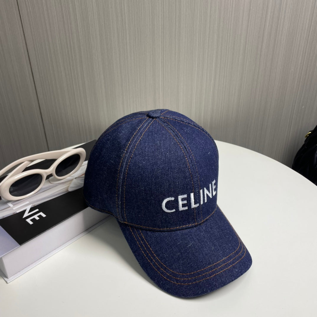 denim minimalist Baseball Cap for women - alternate angle view 7