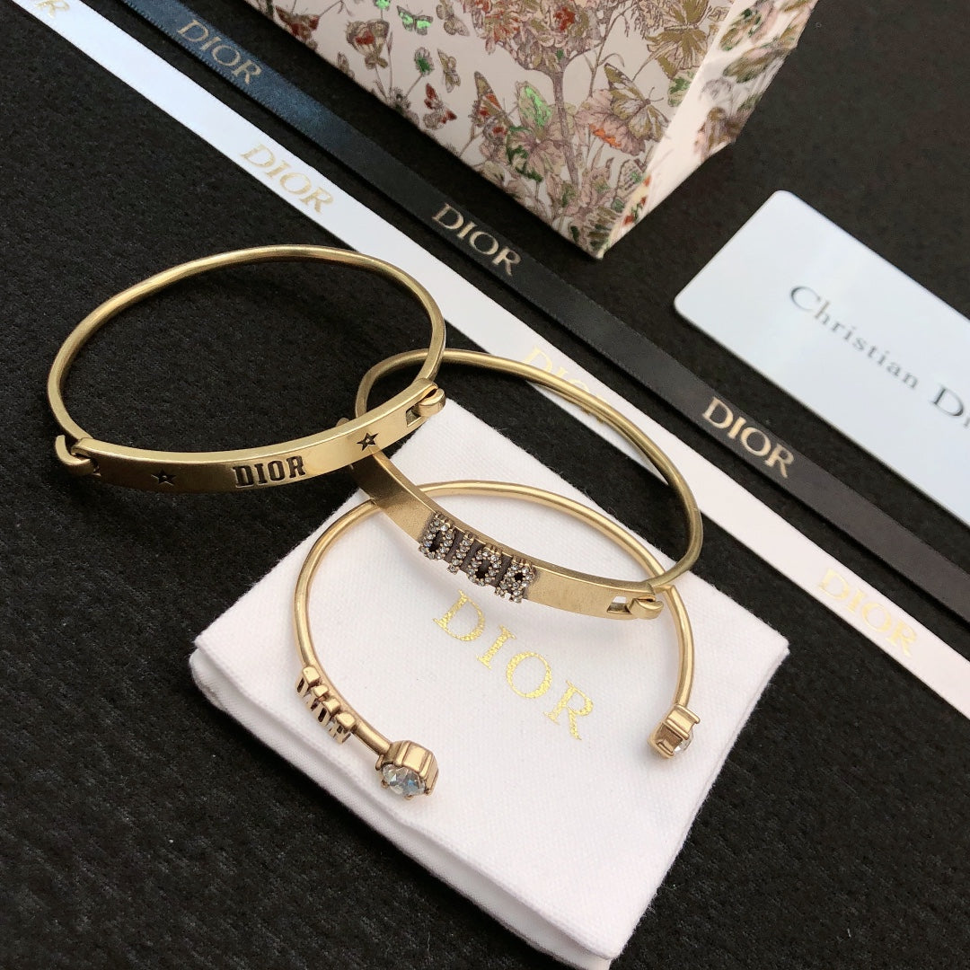 yellow brass unique Bangle for men - alternate angle view 7